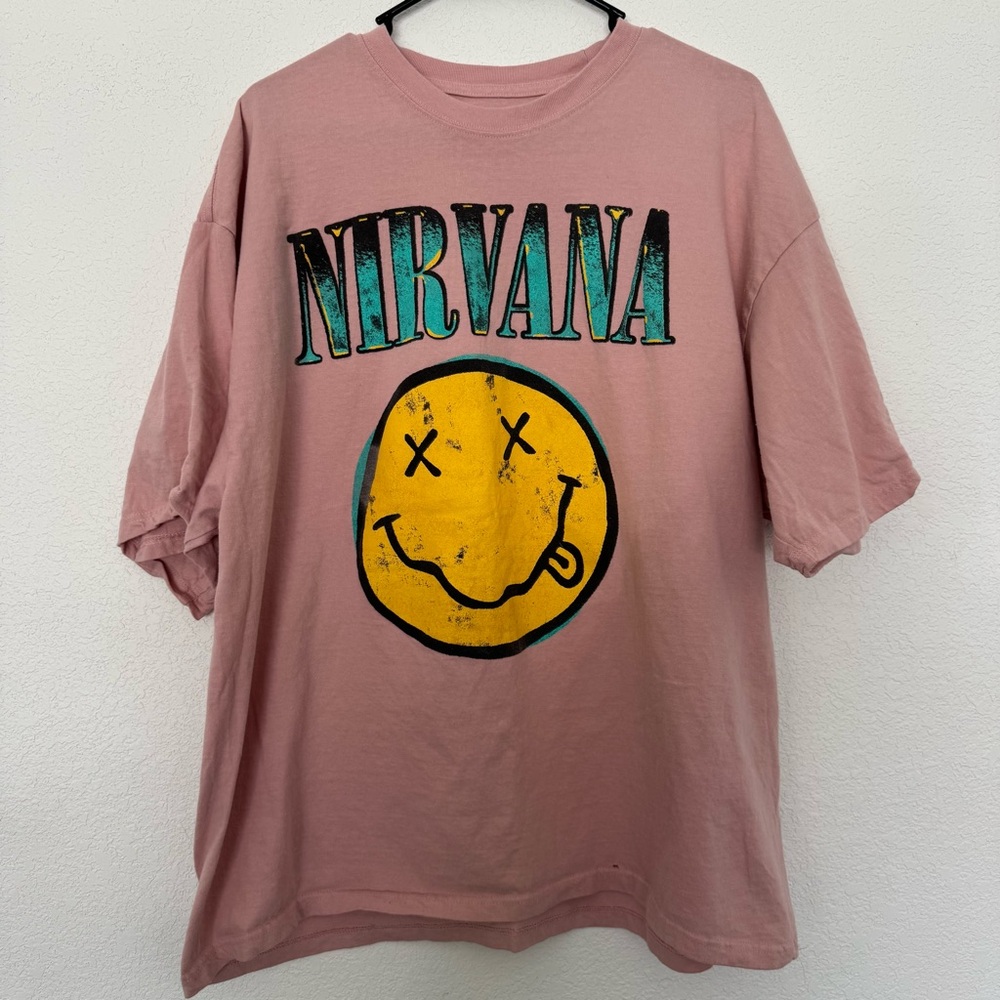 Nirvana Pink T-shirt